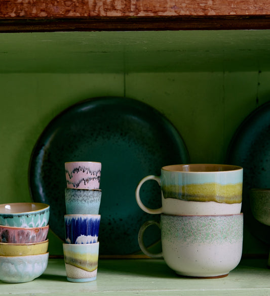 70s ceramics: tea cups (Neo) Set of 2