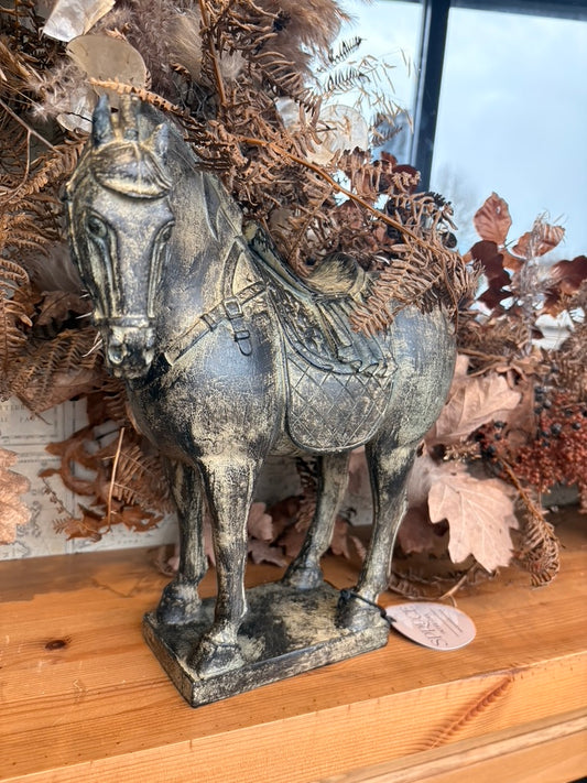 Rustic Style Horse Ornament