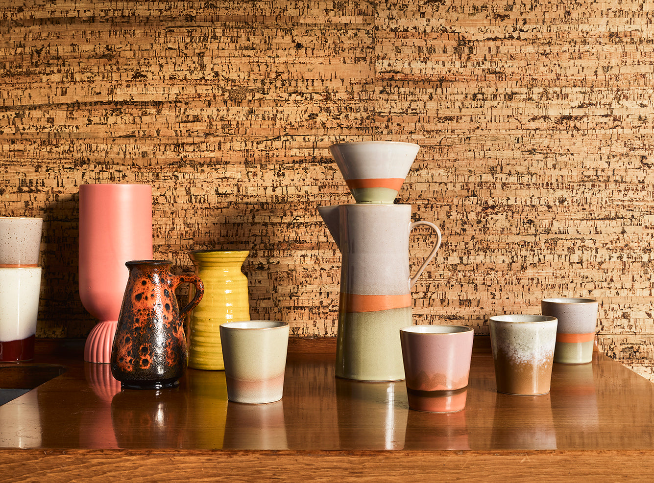 Ribbed Coral Vase | HKLIVING
