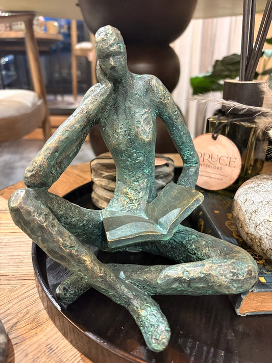 Reading Man Ornament