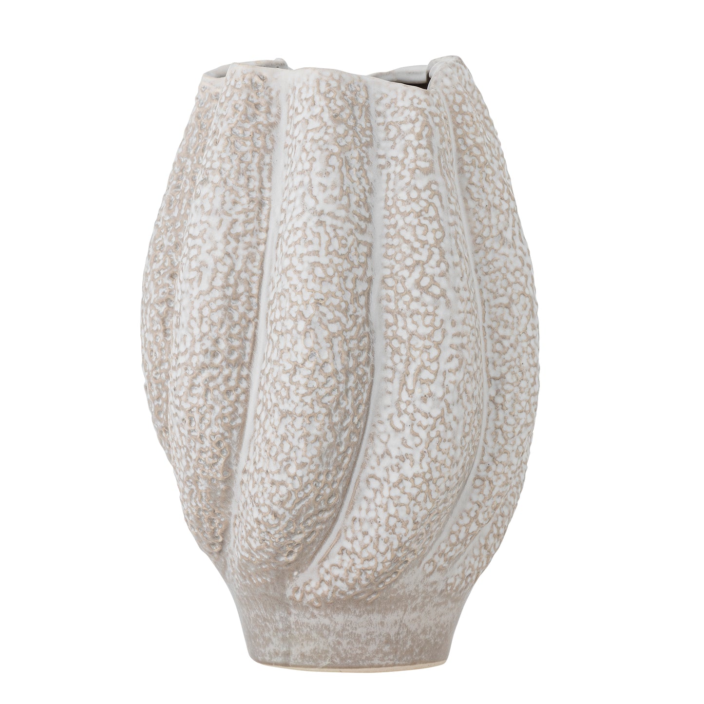 Cove Textured Vase (White)