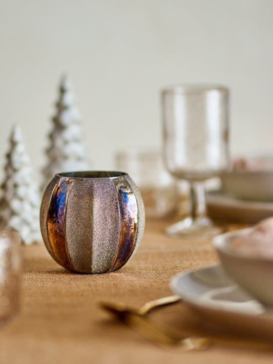 Felecia Tea Light Votive (Gold Glass)