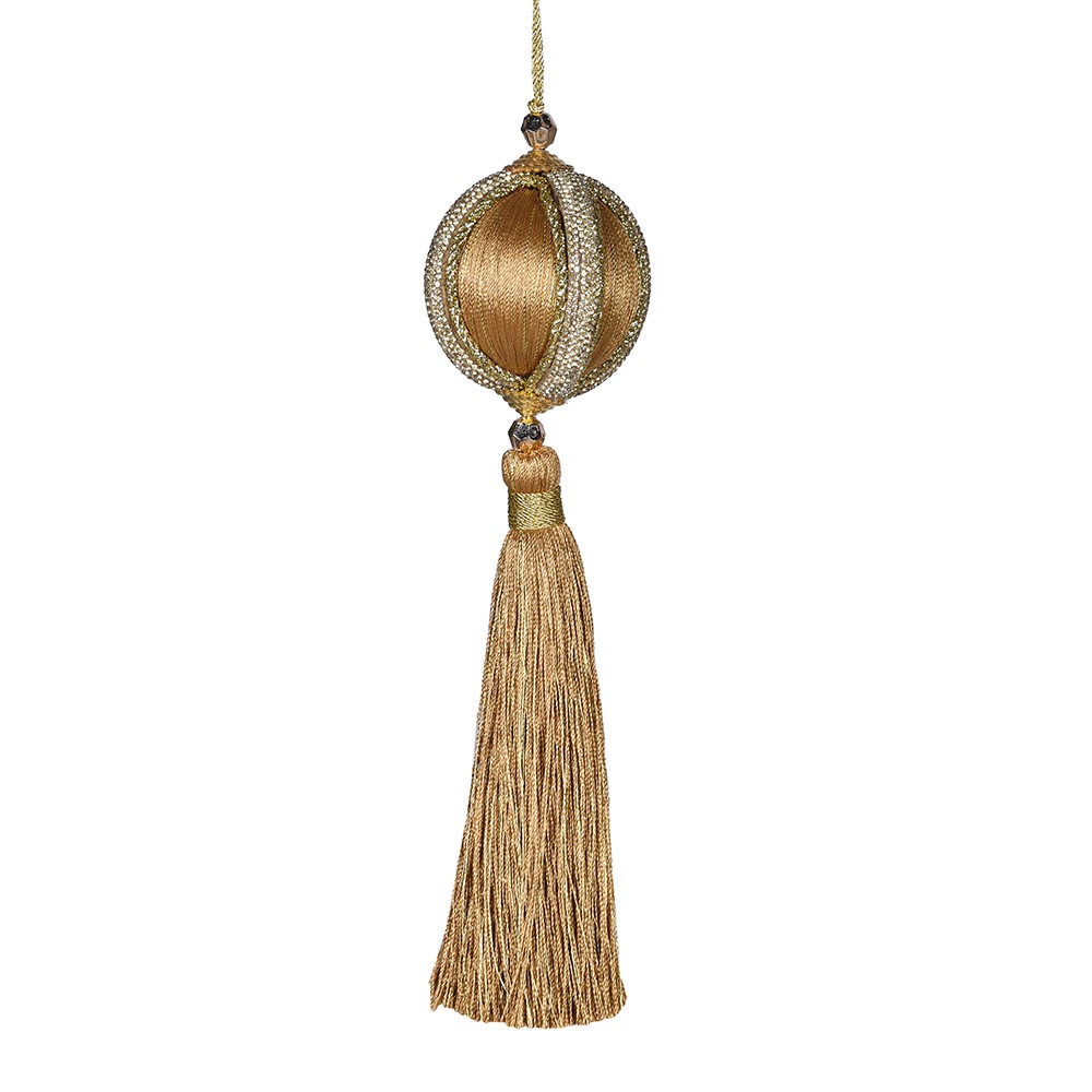 Golden Tassel Bauble H23cm