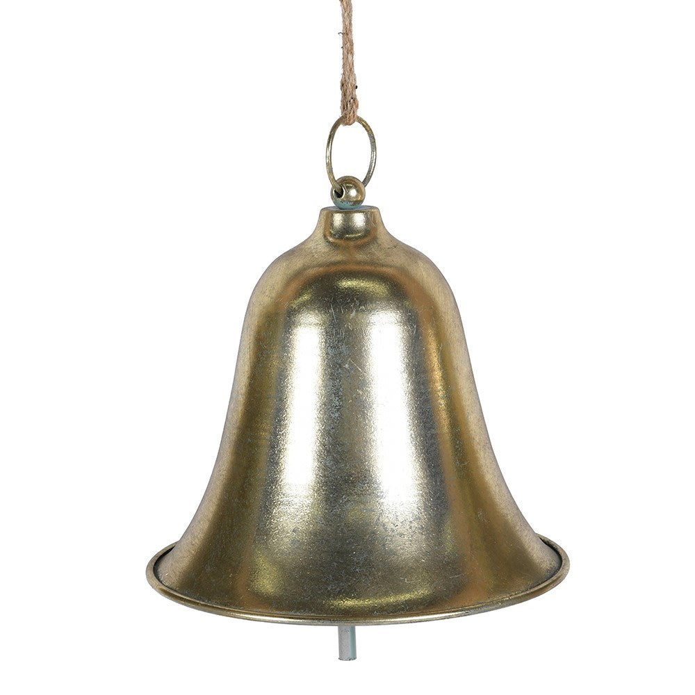 Gold Hanging Bell H25cm