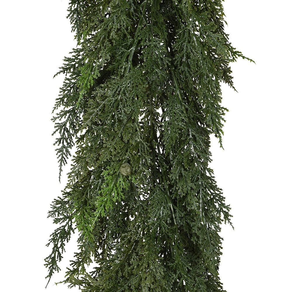 6ft. Cedar with Seeds Garland