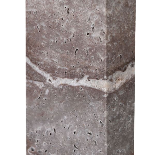 Pillar Marble Floor Lamp with shade
