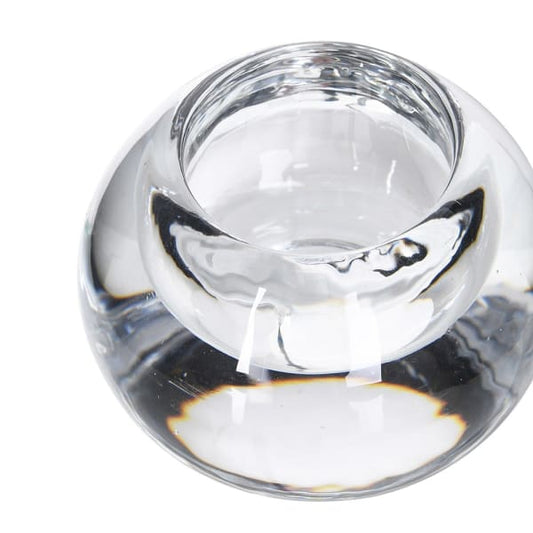 Round Glass Candle Holder