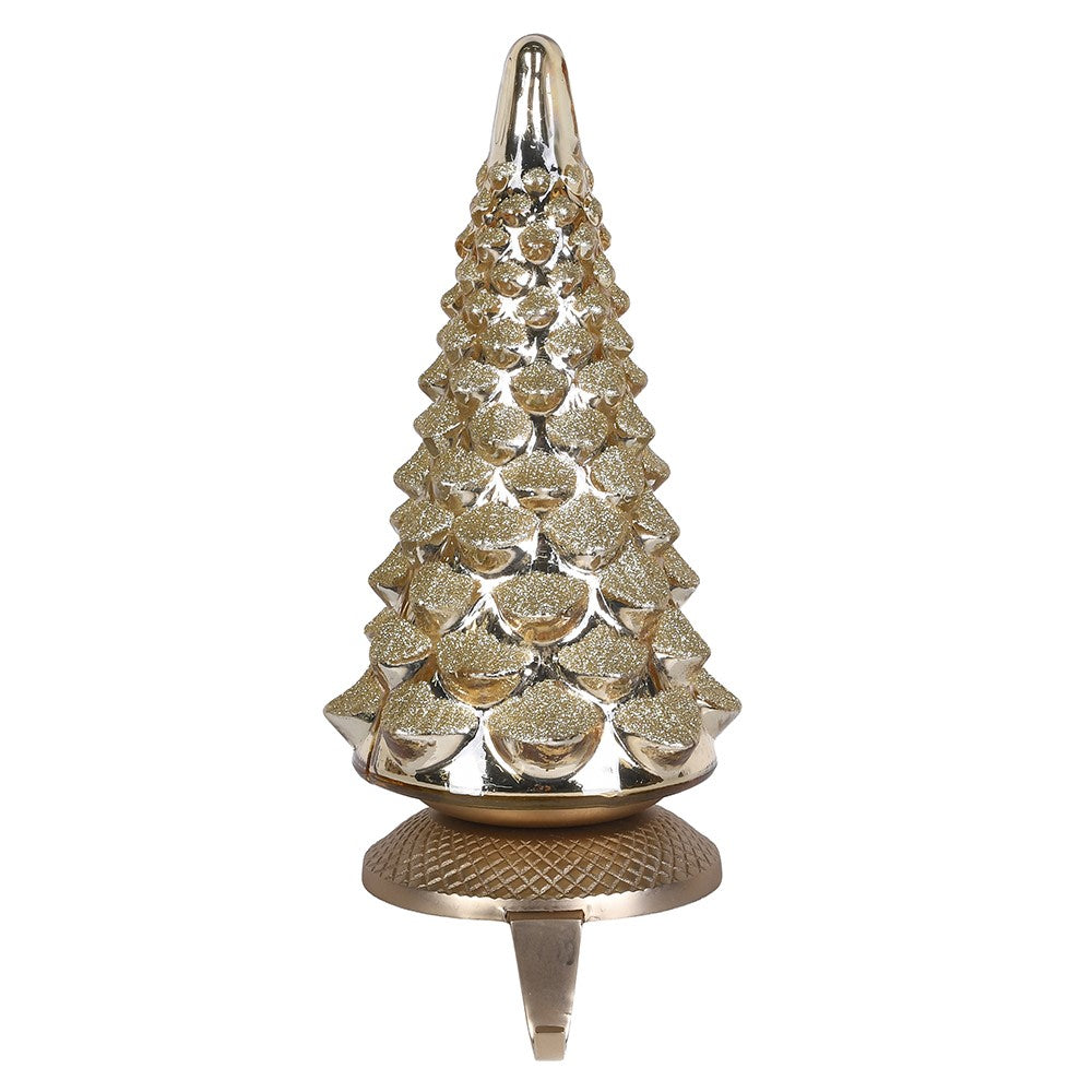 Gold Tree Stocking Holder