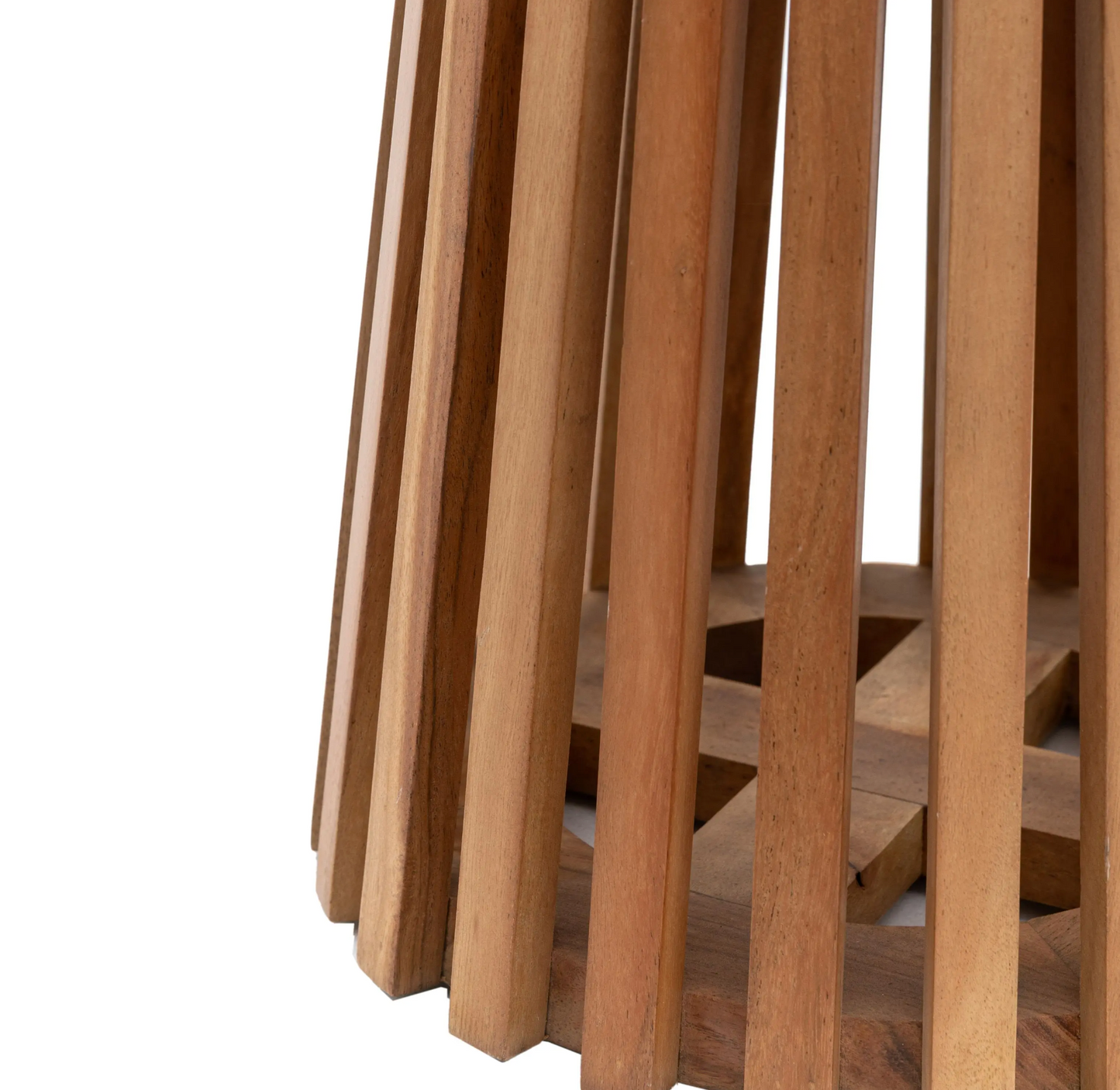 Slatted Side Table