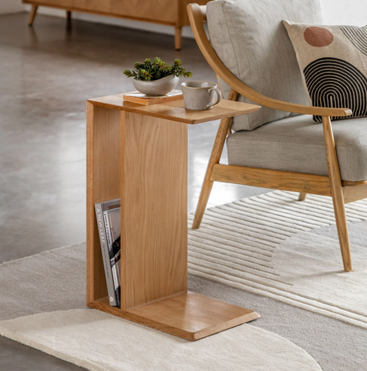 Milano Supper C-Shape Table (oak)