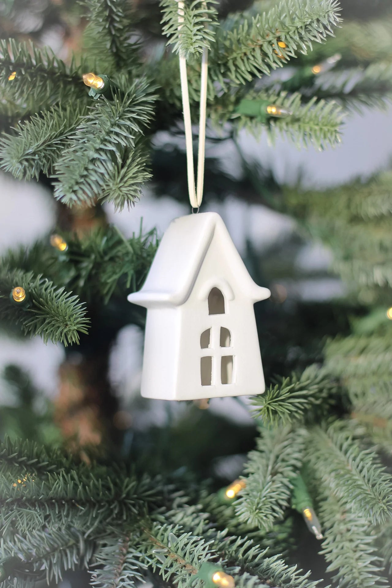 Porcelain Cottage Bauble