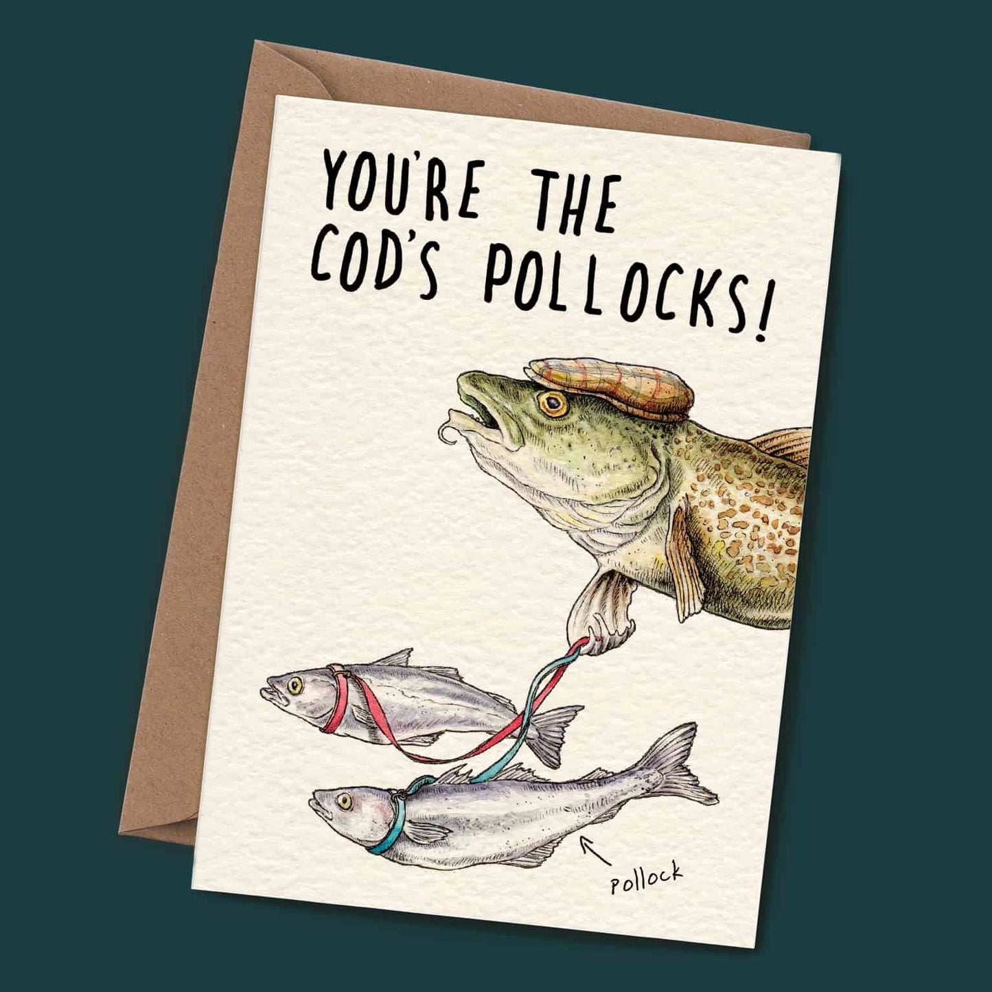 Cod's Pollocks - Fathers Day Card