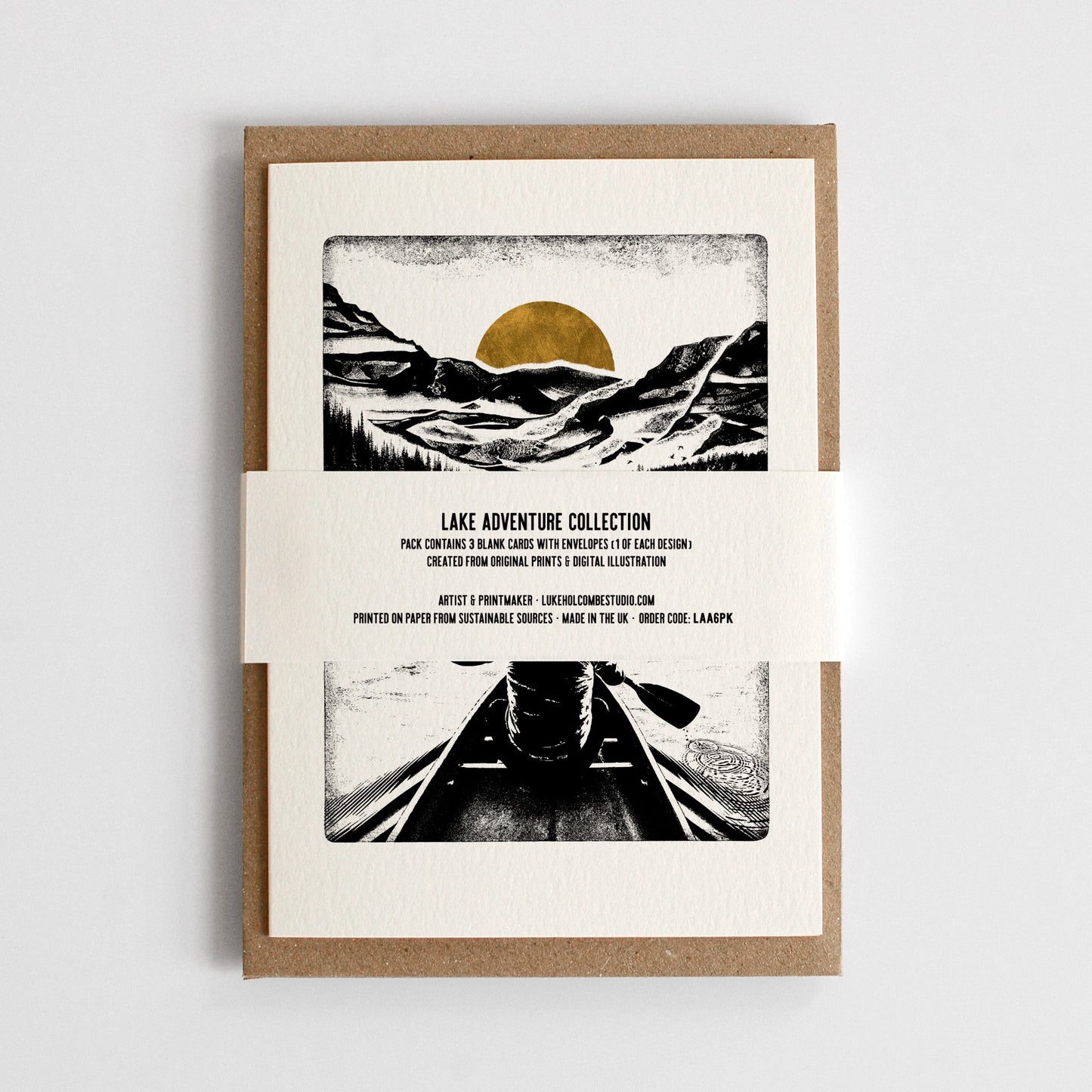 Lake (Pack of 3) - Everyday Card