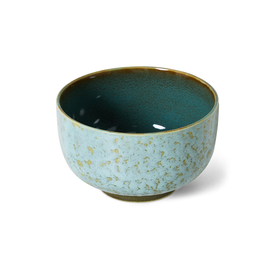 70s ceramics: noodle bowl (Verdigris)