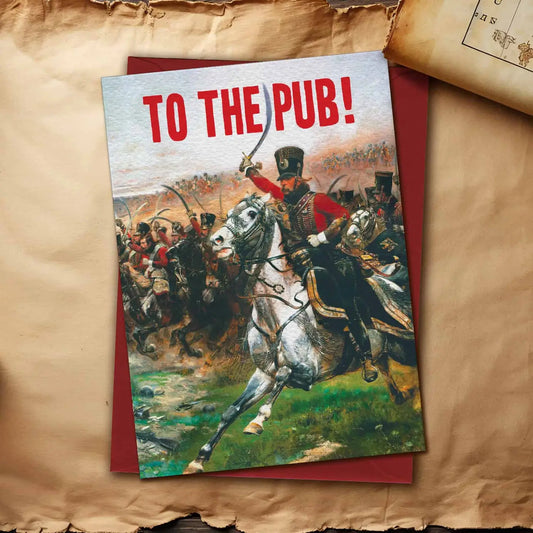 To the Pub - Birthday Card