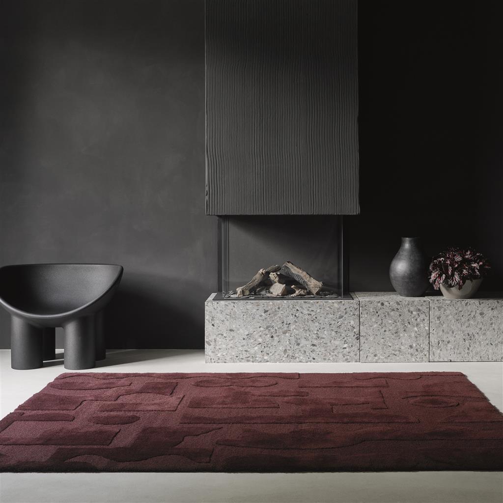 Mural Modest (Burgundy)