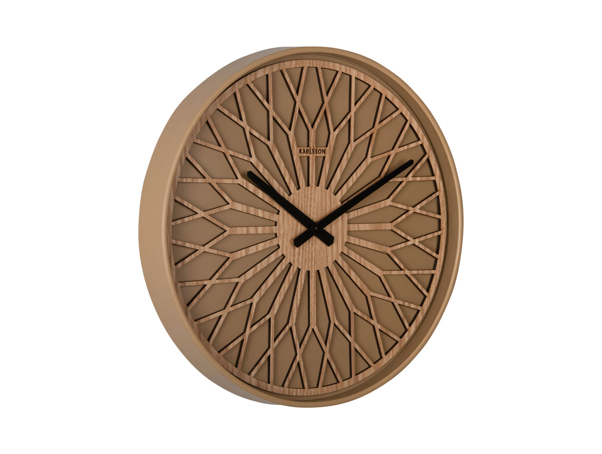 Girasol Wall Clock (Mocha) D40.6cm