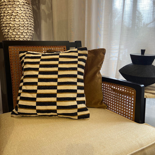 Monochrome Stripe Cushion