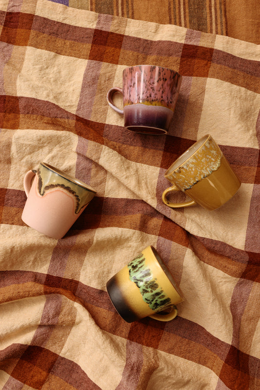 70s ceramics: americano mug (Blossom)