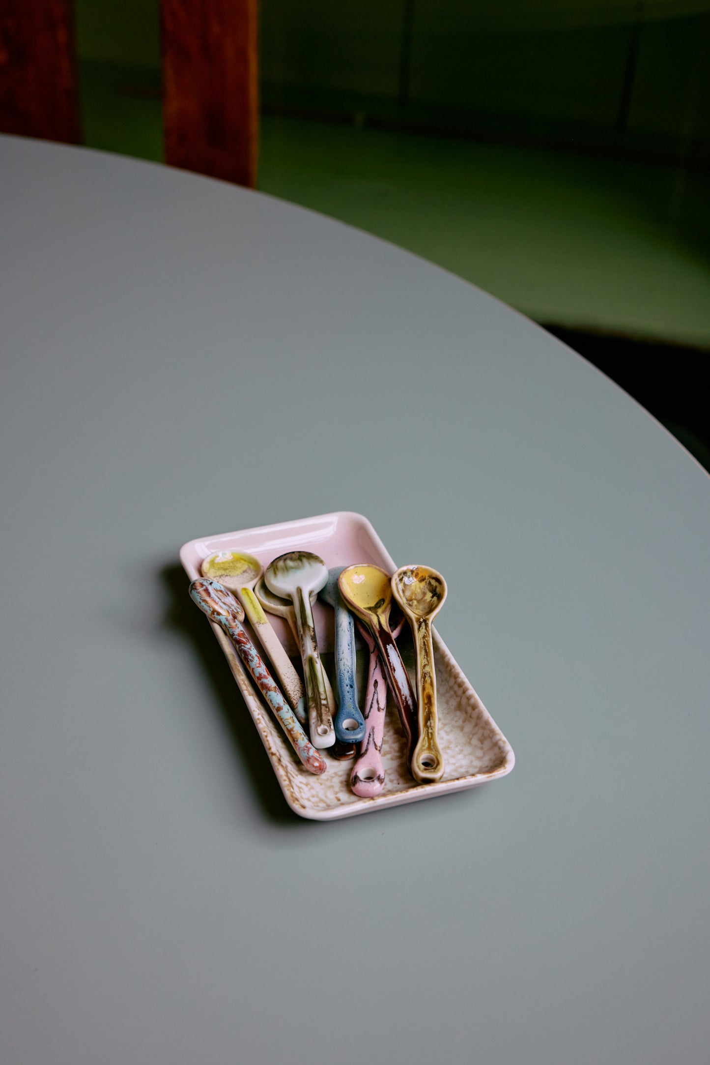 70s ceramics: spoons (Blend) Set of 4