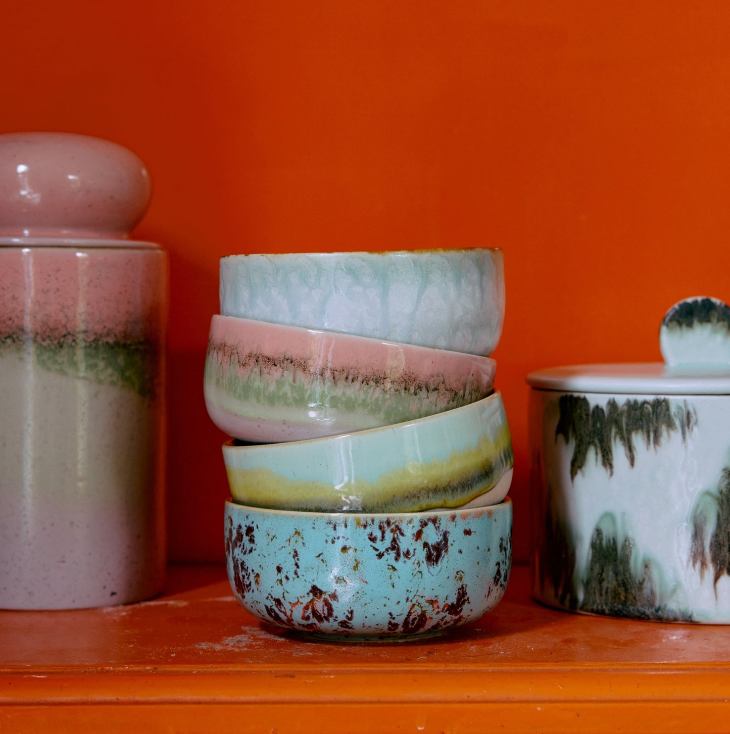 70s ceramics: dessert bowl (Glint)