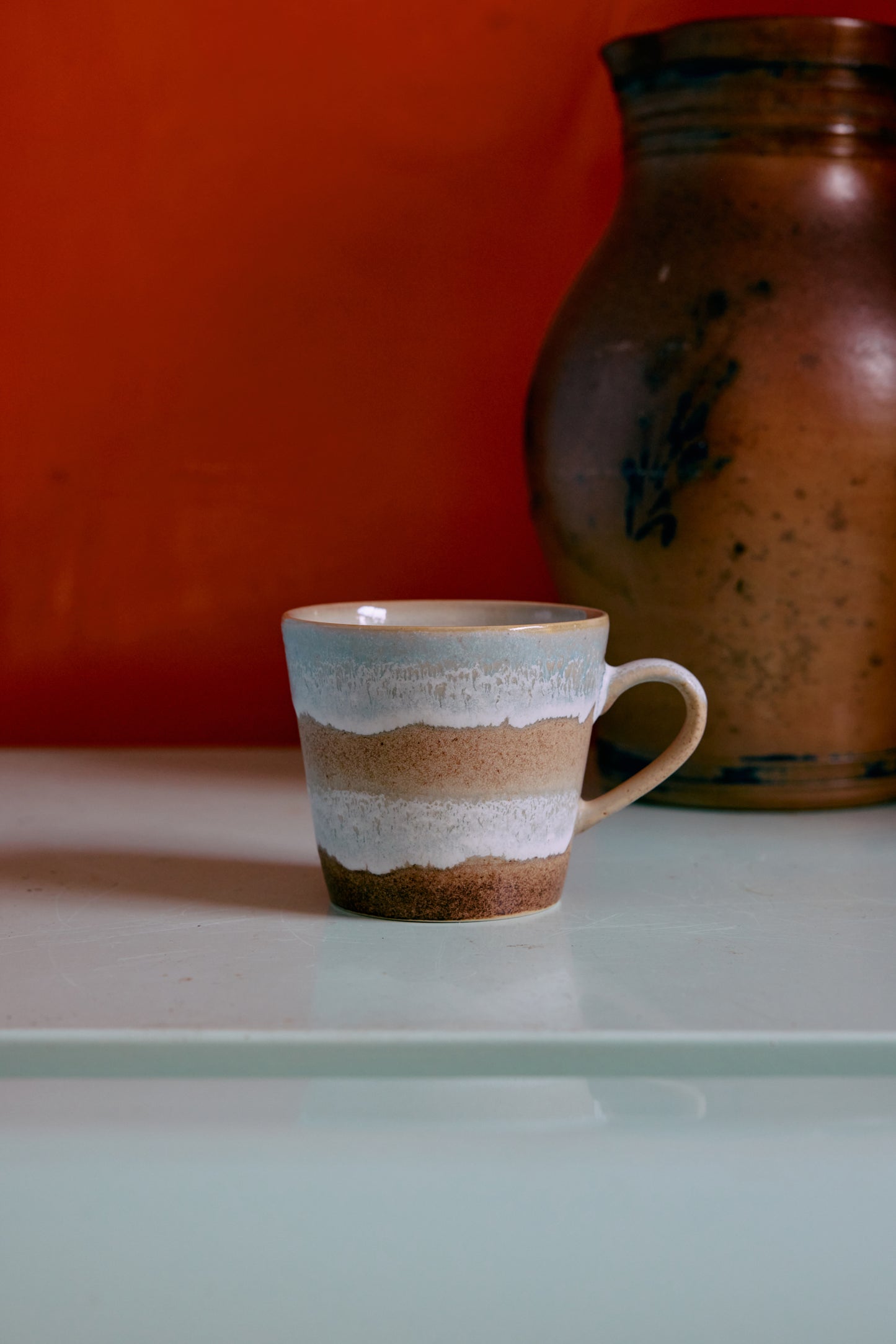 70s ceramics: cappuccino mug (Skyline)