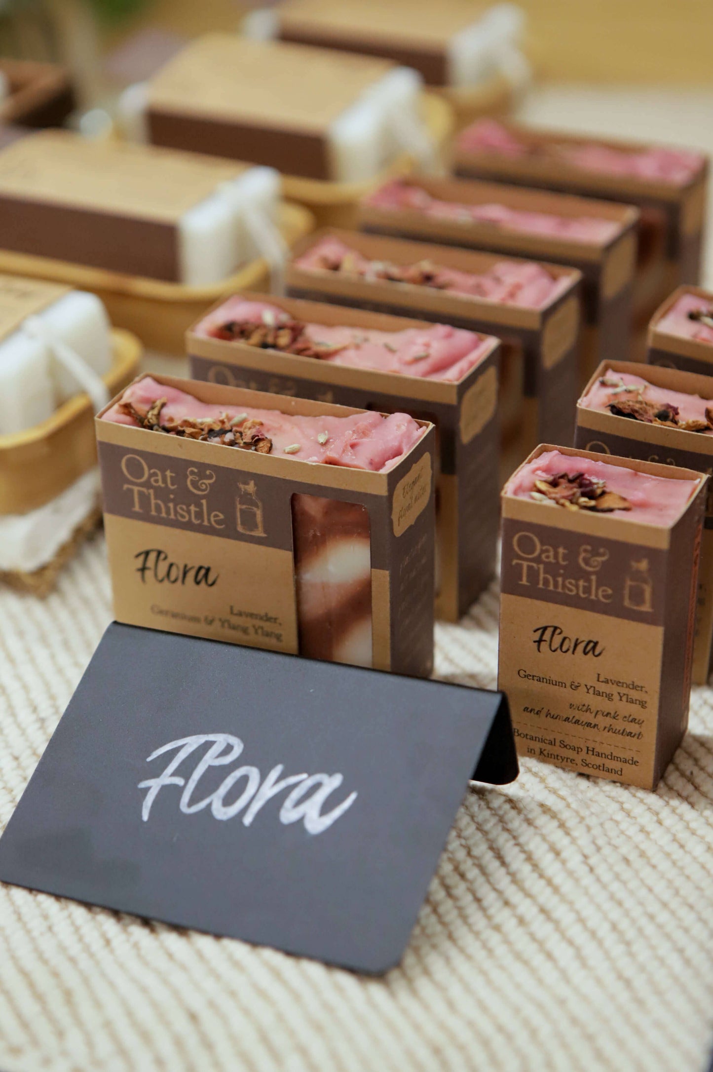 Flora Botanical Soap Bar | Geranium & Ylang-Ylang: 100g Bar