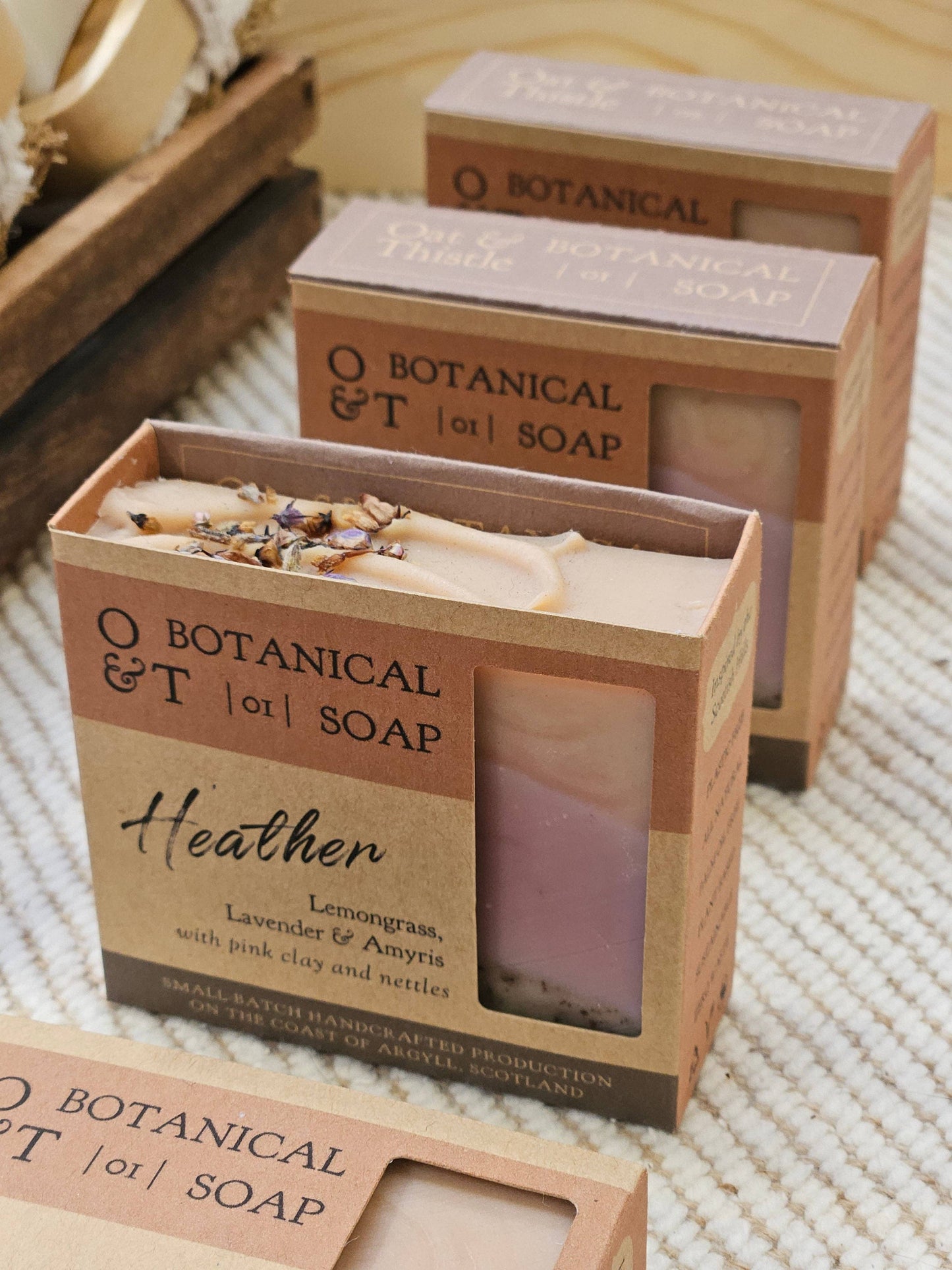 Heather Botanical Soap Bar | Lemongrass & Lavender 100g Bar