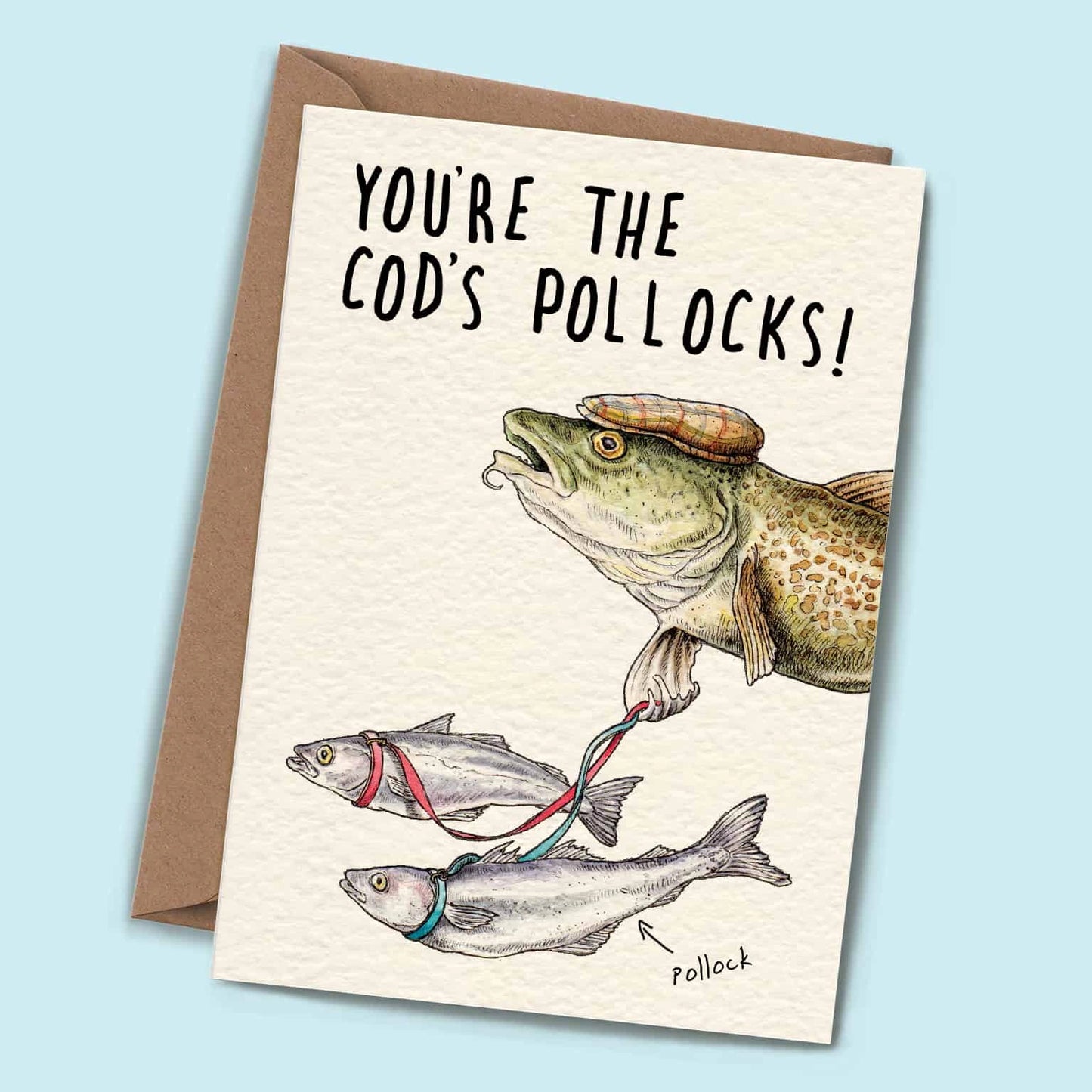 Cod's Pollocks - Fathers Day Card