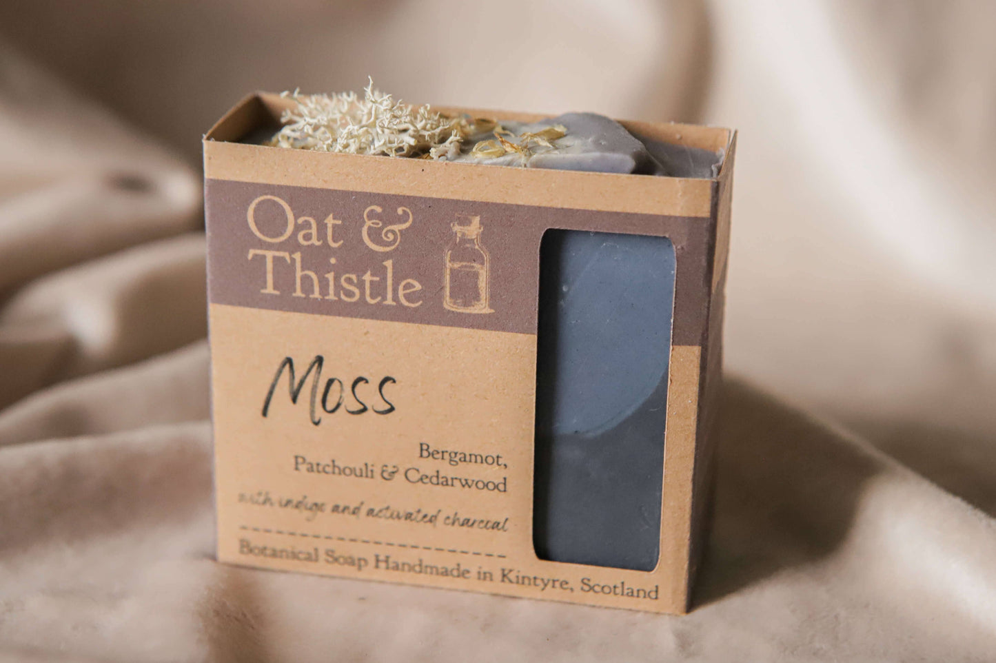 Moss Botanical Soap Bar | Bergamot & Patchouli  |  100g Bar