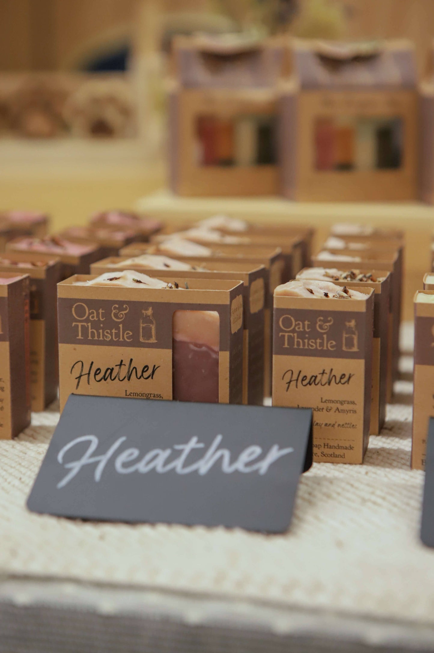 Heather Botanical Soap Bar | Lemongrass & Lavender 100g Bar