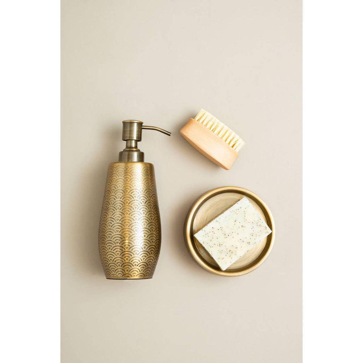 Allegra Gold Finish Soap Dispenser - 200ml