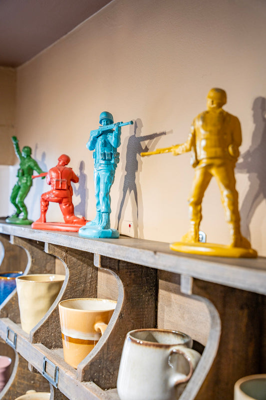 Classic Toy Soldier Coloured Figures (Set of 4)