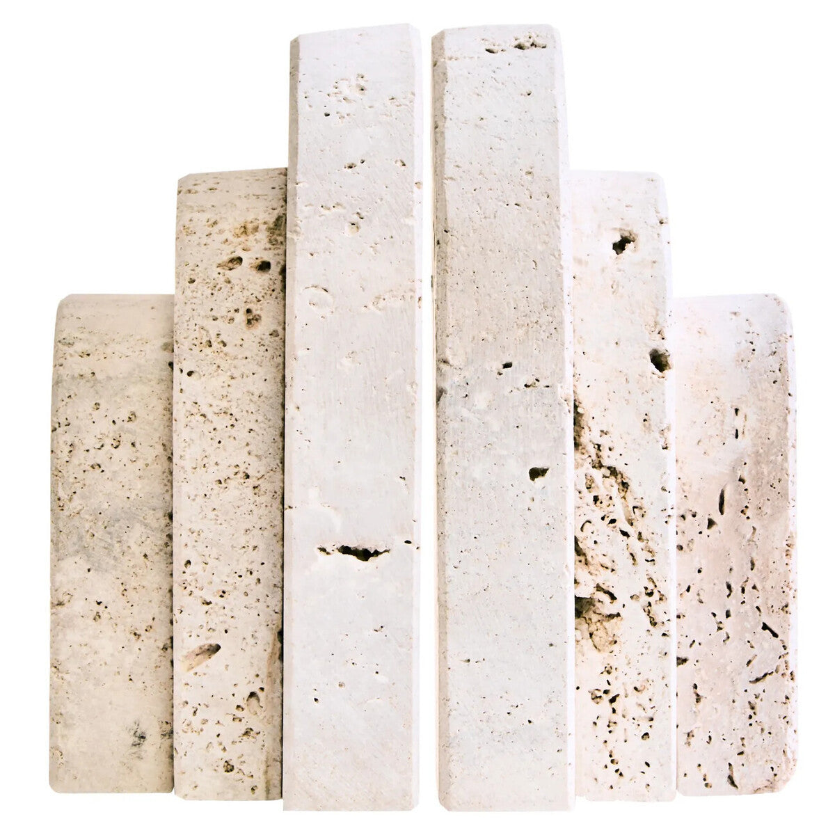 Arched Travertine Bookend (Set of 2)