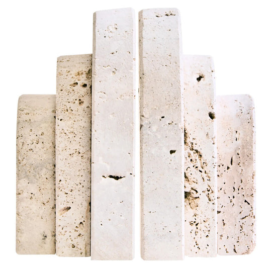 Arched Travertine Bookend (Set of 2)