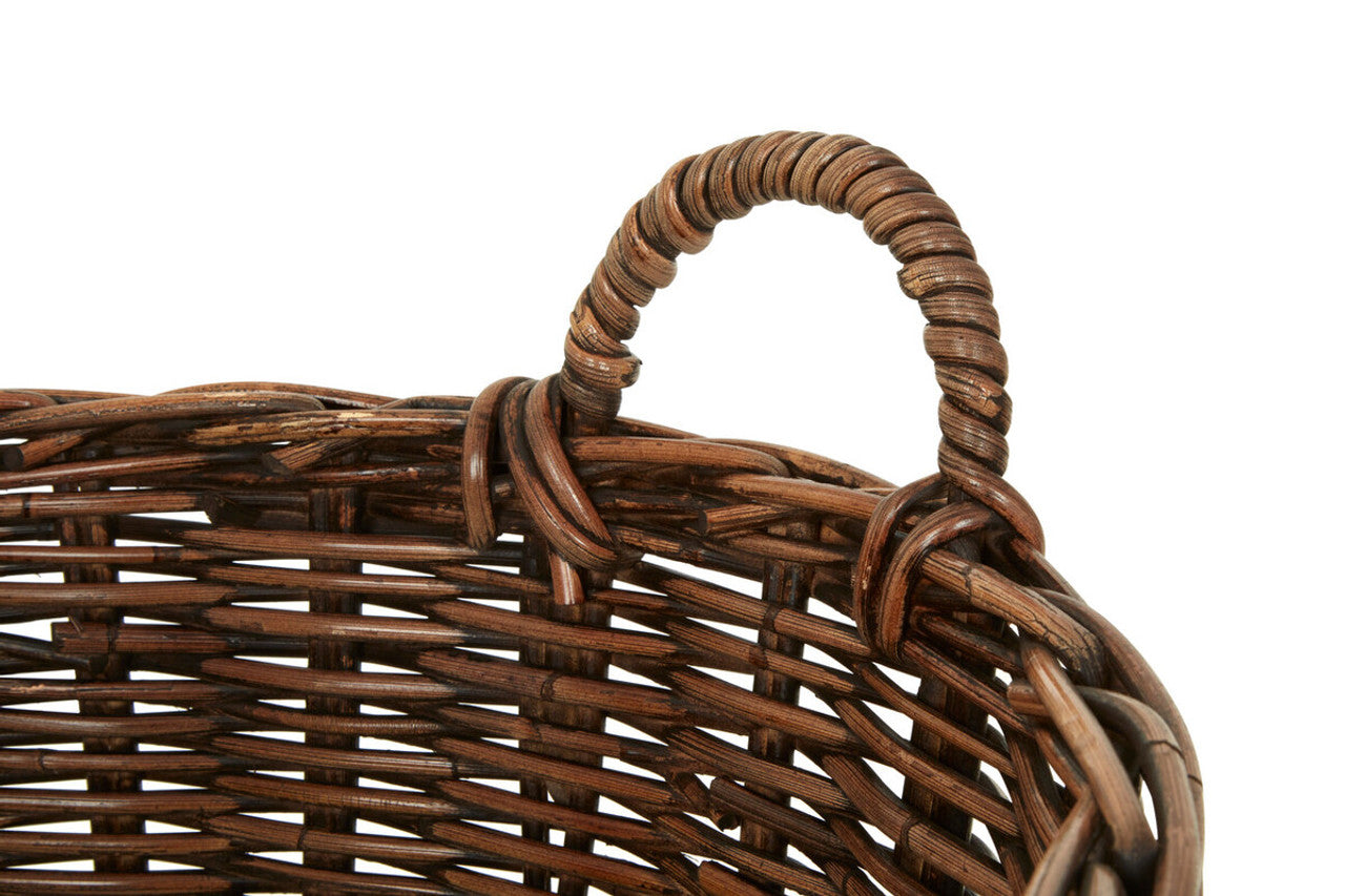 Rattan Log Baskets (set of 3)
