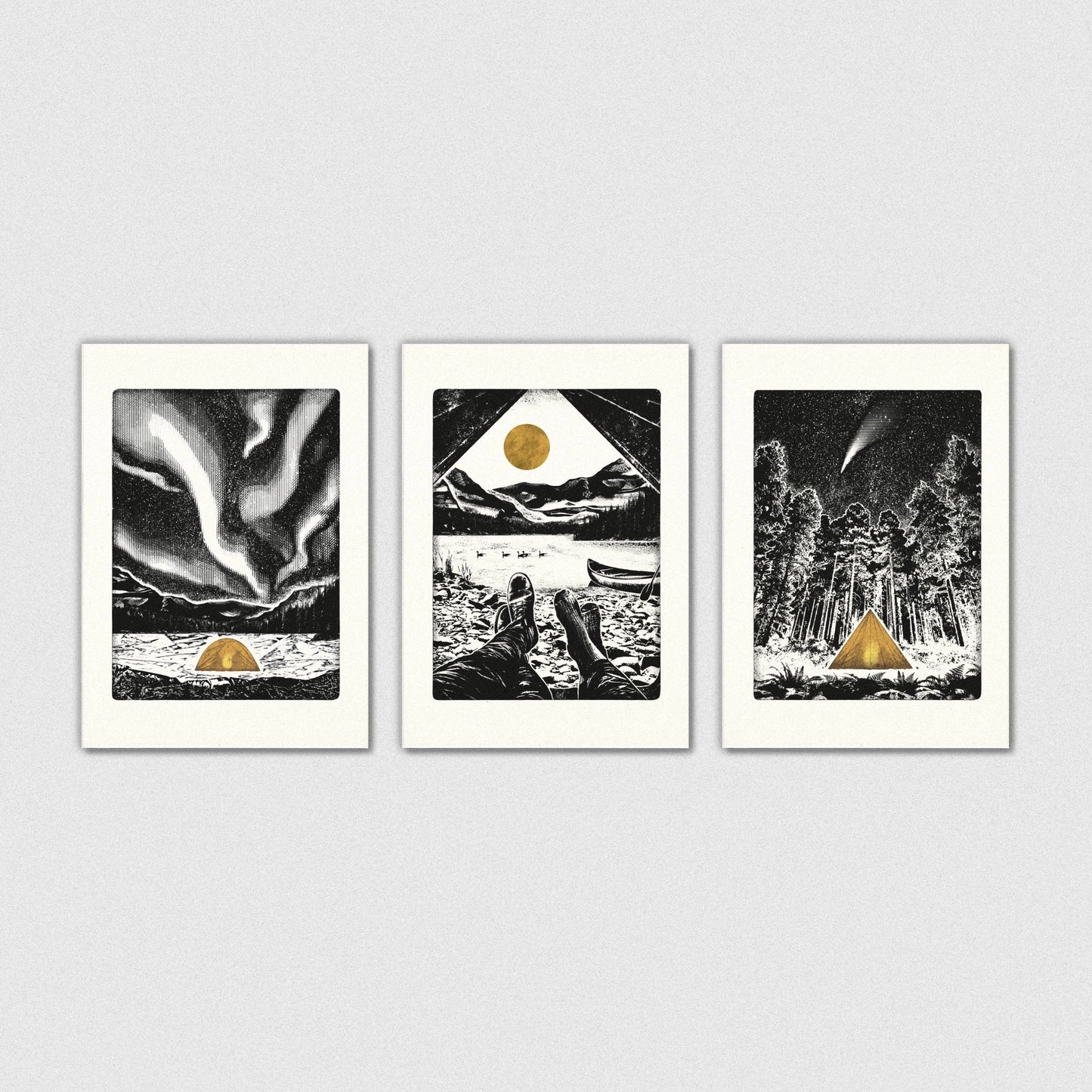 Camping (Pack of 3) - Everyday Card