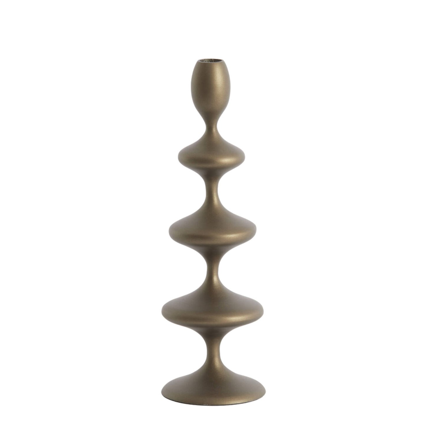 Vireen Antique Bronze Candlestick Holder (H34.5cm)