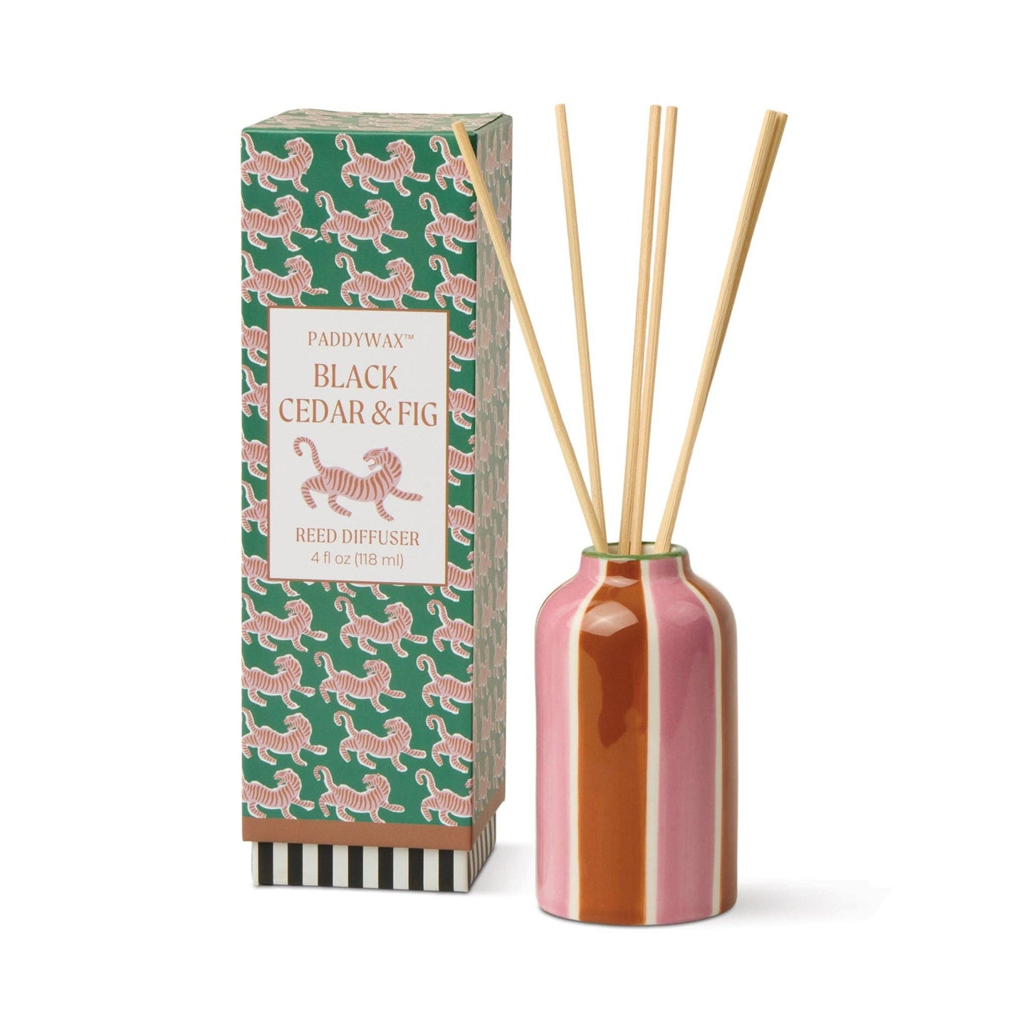 Paddywax A Dopo Tiger Ceramic Diffuser (Black Cedar & Fig)