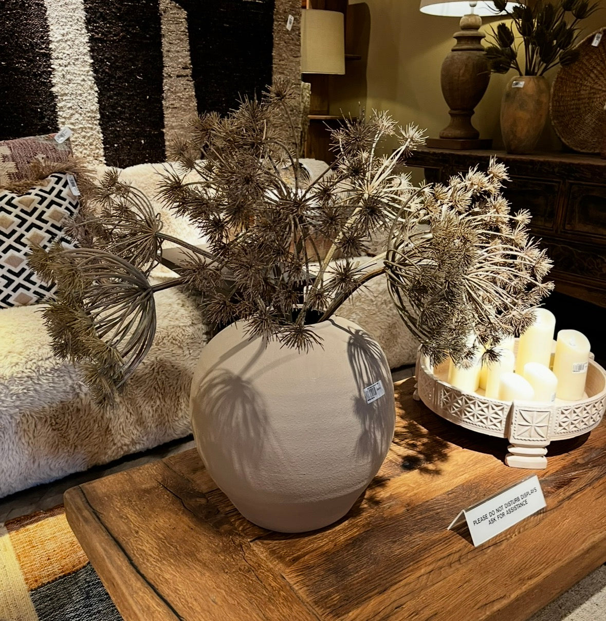 Textured Almond Vase