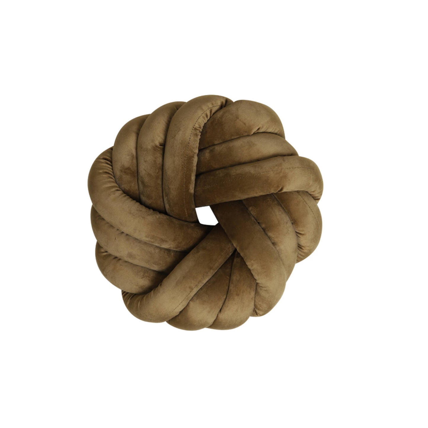 Knot Cushion D33cm (caramel)