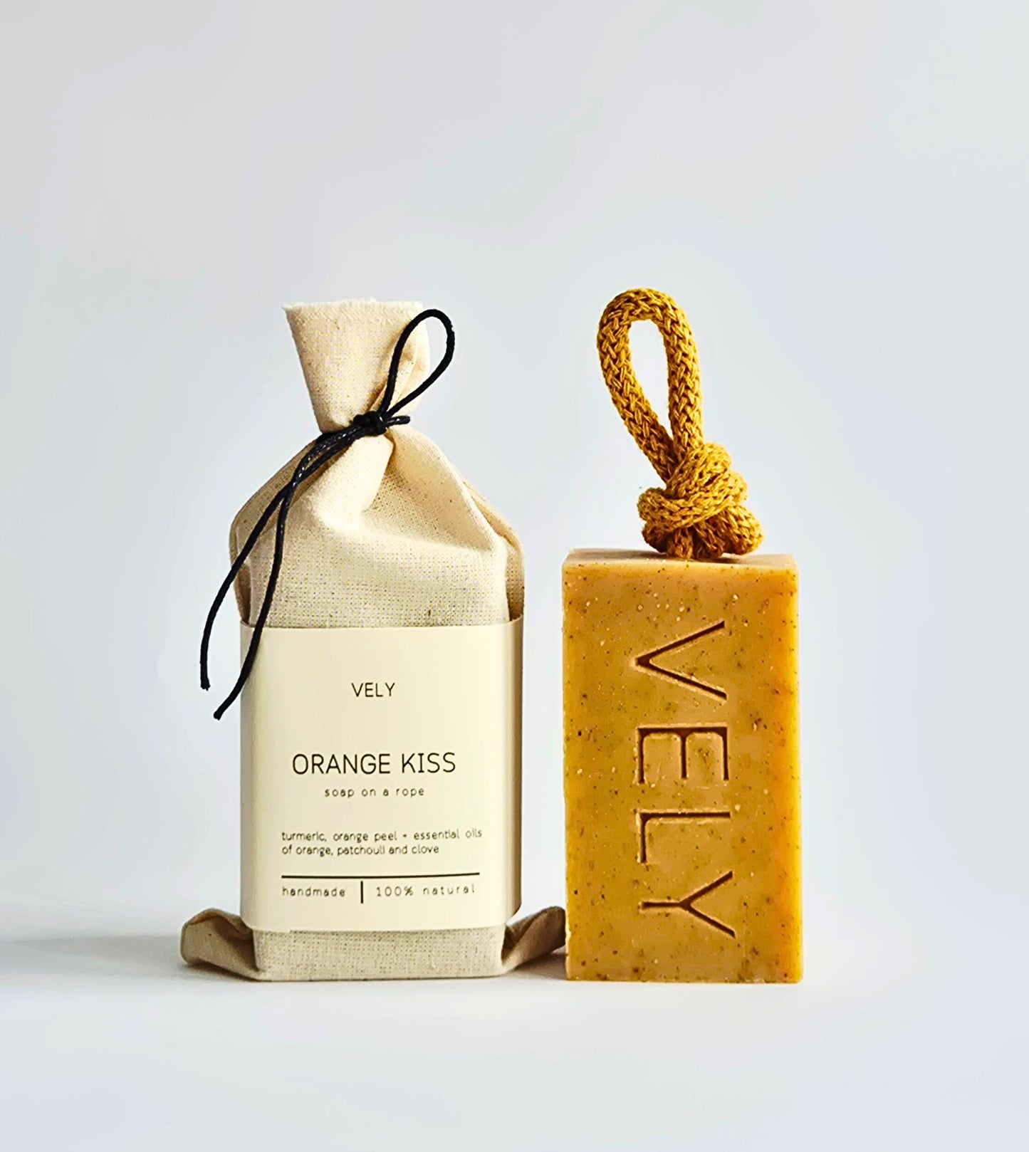VELY | Soap On A Rope (Orange Kiss) 110g Bar
