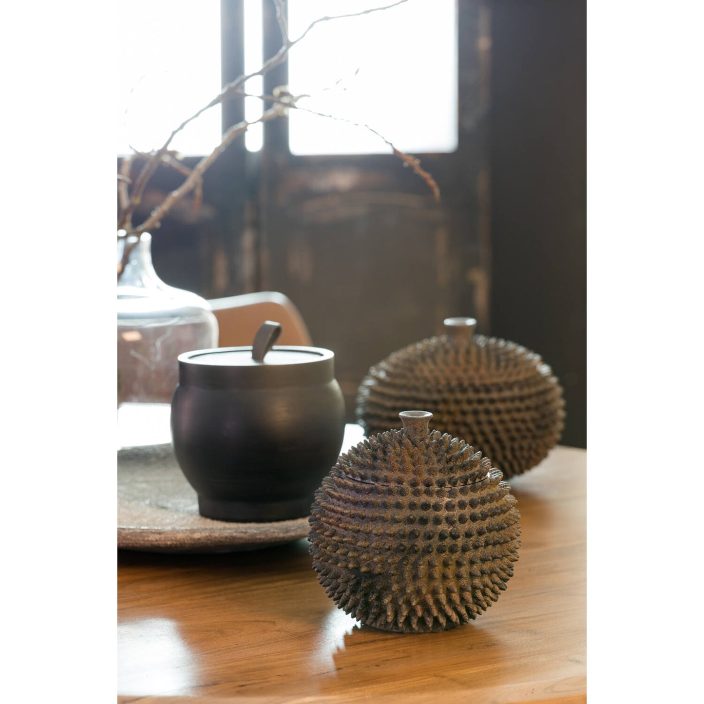 Caldras Decorative Storage Jar with lid