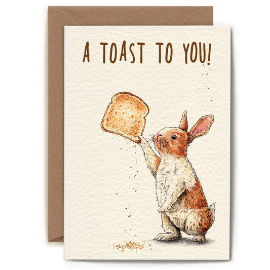 A Toast To You Card - Birthday Card