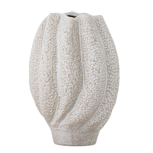 Cove Textured Vase (White)