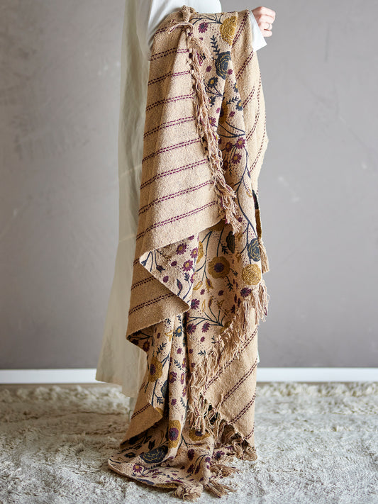 Eydis Recycled Cotton Throw (Multicolour)