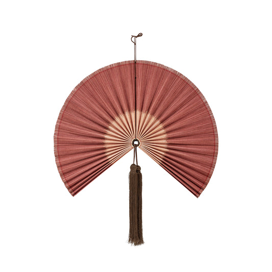 Jaime Bamboo Fan Wall Decor H70cm (Rose)