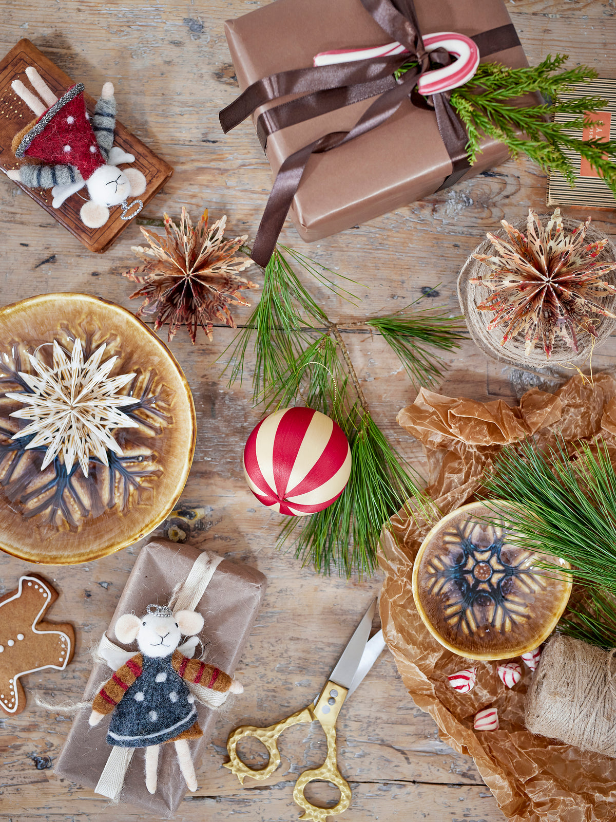 Paper Star Ornament D10cm