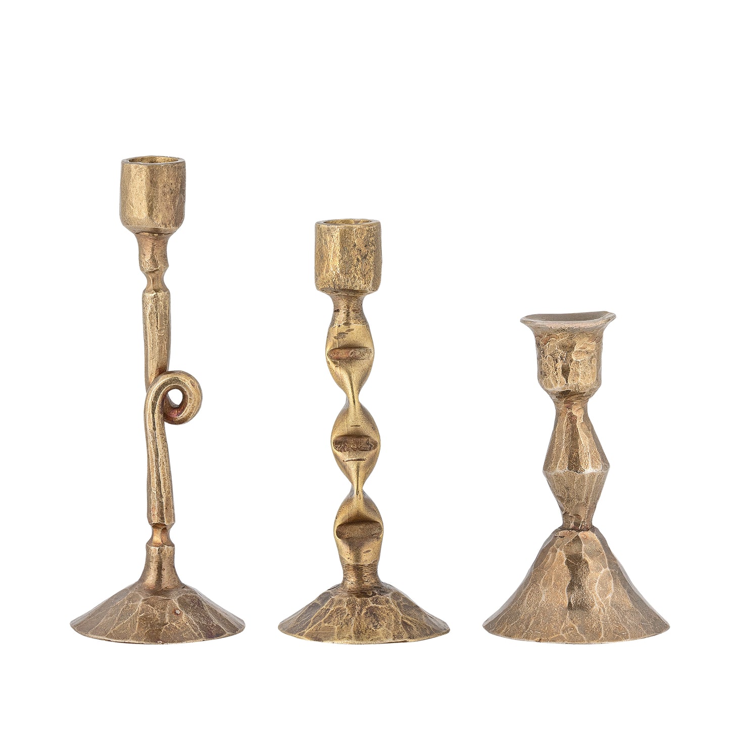 Efsa Brass Candlestick Holder (set of 3)