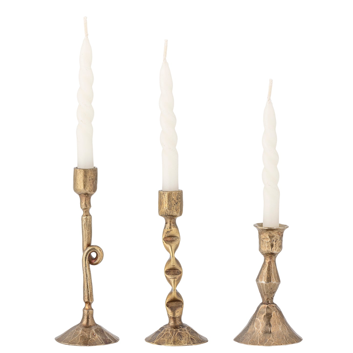Efsa Brass Candlestick Holder (set of 3)